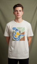 Change Blue graphic T-shirt